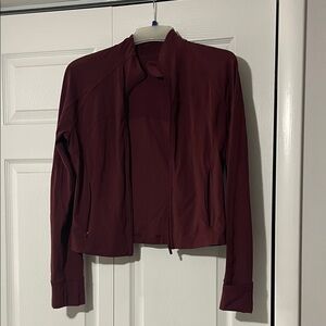 Women’s Lululemon Burgundy Zip up Jacket